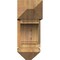 Ekena Millwork Imperial Arts and Crafts Rough Sawn Bracket w/ Offset Brace, Western Red Cedar, 8"W x 20"D x 20"H BKT0806X20X20IMP03RWR - alternate 4